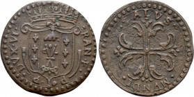 ITALY. Piacenza. Ranuccio II Farnese (1646-1694). Doppio Sesino