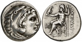Imperio Macedonio. Alejandro III, Magno (336-323 a.C.). ¿Abydos?. Dracma. (S. 6730 var) (MJP. 1528cº). 4,21 g. MBC+.