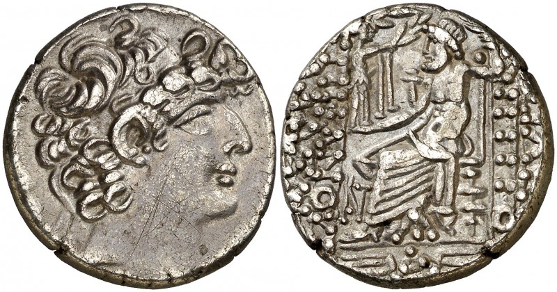 Imperio Seléucida. Filipo I, Filadelfos (95-75 a.C.). Antioquía ad Orontem. Tetr...