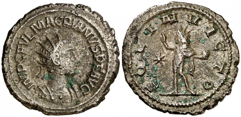 (260-261 d.C.). Macriano. Antoniniano. (Spink 10809) (S. 12a) (RIC. 12). 4,46 g....