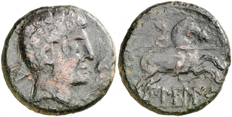 Bilbilis (Calatayud). As. (FAB. 254) (ACIP. 1569). 16,21 g. MBC-.