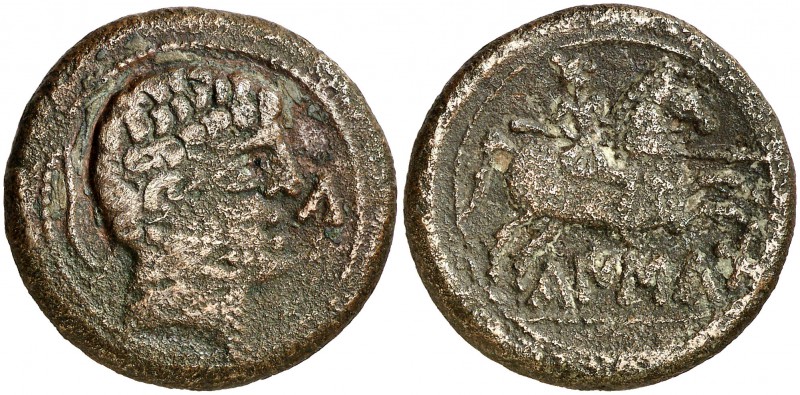 Caiscata (Cascante). As. (FAB. 687) (ACIP. 1682). 15,84 g. BC+.