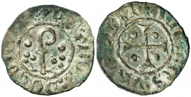 Ermengol X (1267-1314). Agramunt. Diner. (Cru.V.S: 128) (Cru.C.G. 1945). 0,59 g. MBC-.