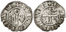 Amalric II (1298-1327). Narbona. Diner. (Cru.Occitània 57). 0,51 g. Rara. MBC.