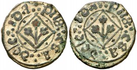 (s. XV). Lleida. Pugesa. (Cru.C.G. 3760) (Cru.L. 1752). 3,85 g. Escasa. MBC.