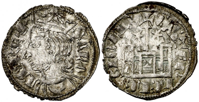 Sancho IV (1284-1295). Toledo. Cornado. (AB. 302). 0,86 g. Leves manchitas. (EBC...