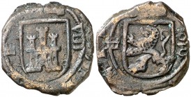 1619. Felipe III. Segovia. 8 maravedís. (Cal. 743) (J.S. falta). 4,78 g. BC+/MBC-.