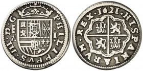 1621. Felipe III. Segovia. . 1 real. (Cal. 477). 3,11 g. MBC.