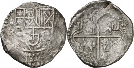 s/d (1603-1612). Felipe III. Potosí. R. 4 reales. (Cal. 244). 13,56 g. BC+/MBC-.