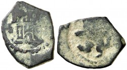 s/d (1652). Felipe IV. Coruña. 2 maravedís. (Cal. falta) (J.S. I-15). 1 g. Sin leyendas. Escasa. BC.