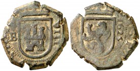 1625. Felipe IV. Burgos. 8 maravedís. (Cal. 1255) (J.S. F-6). 6,77 g. MBC-.