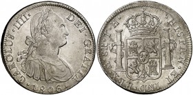 1806. Carlos IV. México. TH. 8 reales. (Cal. 705). 26,83 g. Buen ejemplar. MBC+.