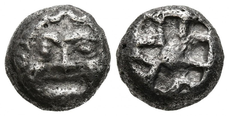 MISIA, Parion. Dracma. (Ar. 3,38g/12mm). 550-520 a.C. (SNG Copenhagen 256). Anv:...