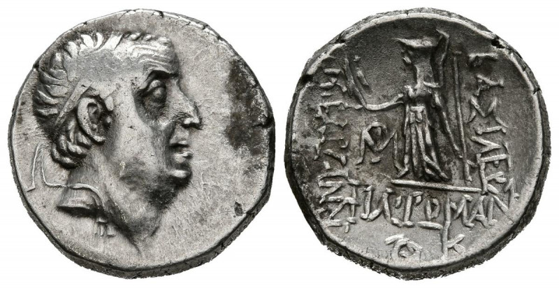 REYES DE CAPADOCIA, Ariobarzanes I. Dracma. (Ar. 4,87g/17mm). RY29 (67-6 a.C). (...