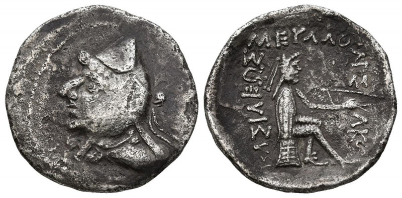 REYES DE PARTIA, Mithradates I. Dracma. (Ar. 3,78g/21mm). 171-138 a.C. (Seaby 73...