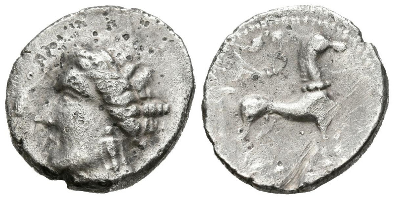 EMPORION (Ampurias, Gerona). Dracma de imitación gala. (Ar. 4,72g/19mm). 200-180...
