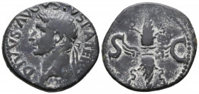 DIVO AUGUSTO. As. (Ae. 11,09g/29mm). 34-37 d.C. Roma. (RIC 83). Anv: Busto radiado de Augusto a izquierda, alrededor leyenda: DIVVS AVGVSTVS PATER. Re...