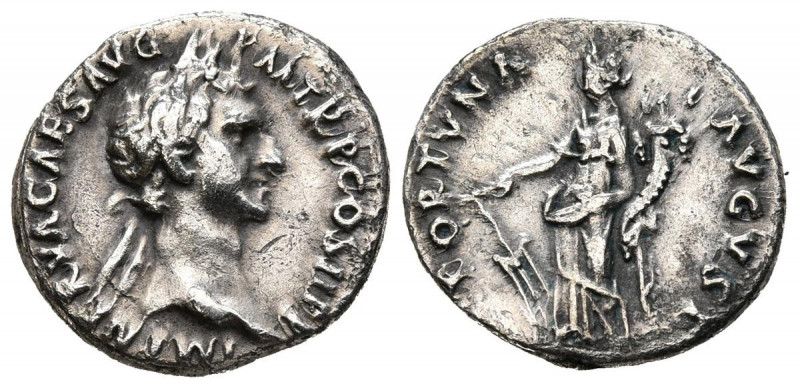 NERVA. Denario. (Ar. 3,41g/18mm). 97 d.C. Roma. (RIC 16). Anv: Cabeza laureada d...
