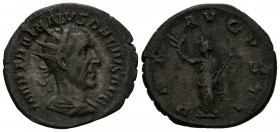 TRAJANO DECIO. Antoniniano. (Ar. 3,45g/22mm). 249-251 d.C. Roma. (RIC 6). Anv: Busto radiado y drapeado de Trajano Decio a derecha, alrededor leyenda:...
