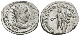 TRAJANO DECIO. Antoniniano. (Ar. 4,19g/22mm). 249-251 d.C. Roma. (RIC 16c). Anv: Busto radiado y drapeado de Trajano Decio a derecha, alrededor leyend...