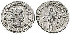 TRAJANO DECIO. Antoniniano. (Ar. 3,88g/22mm). 249-251 d.C. Roma. (RIC 16c). Anv: Busto radiado y drapeado de Trajano Decio a derecha, alrededor leyend...