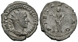 VOLUSIANO. Antoniniano. (Ar. 2,87g/22mm). 253 d.C. Roma. (RIC 182). Anv: Busto radiado, drapeado y con coraza de Volusiano a derecha, alrededor leyend...