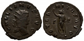 GALIENO. Antoniniano. (Ae. 3,09g/19mm). 260-268 d.C. Roma. (RIC 160). Anv: Cabeza radiada de Gallieno a Galieno, alrededor leyenda: GALLIENVS AVG. Rev...