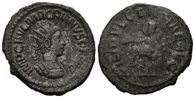 MACRIANO. Antoniniano. (Ve. 4,57g/22mm). 260-261 d.C. Samosata. (RIC 8). Anv: Busto radiado y con coraza a derecha, alrededor leyenda: IMP C M IVL MAC...
