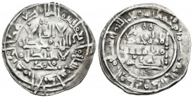 CALIFATO DE CORDOBA, Muhammad II al-Mahdi. Dirham. (Ar. 3,50g/24mm). 400H. Al-Andalus. (Vives 684; Frochoso 400.215d). Citando a Muhammad en I.A. EBC-...