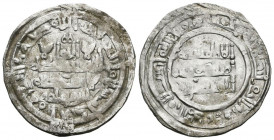 CALIFATO DE CÓRDOBA. Sulayman al-Mustain. Dírham (Ar. 2,78g/24mm). 400H. Al-Andalus. Con Ibn Maslamah en I.A. (Vives 691; Frochoso 400.77d). MBC+. Lev...