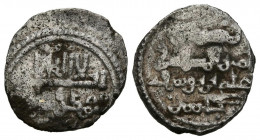 ALMORAVIDES, Alí Ibn Yusuf. Quirate. (Ar. 0,90g/12mm). 500-537H. Fas (Fez). (Similar a Vives 1773; Hazard 980; FBM Ce4, todas sin ceca pero con el mis...