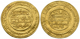 ALMORAVIDES, Ali bin Yusuf. Dinar. (Au. 3,97g/26mm). 517H. Almería (Al-Mariya). (Vives 1648; Hazard 285; CMA (Eustache) 455). EBC-.