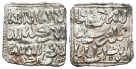 ALMOHADES, Anónimo. Dirham. (Ar. 1,43g/14mm). ¿Wharan, Orán?. (Vives no cita; Hazard no cita; Hohertz (2018) pág 74, cita un ejemplar pero sin más dat...