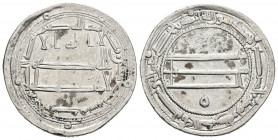 CALIFATO ABASIDA DE BAGDAD. Al-Rashid. Dírham (Ar. 2,96g/23mm). 189H. Al- Muhammadiya. (Album 219.2). Muy escasa. MBC+.