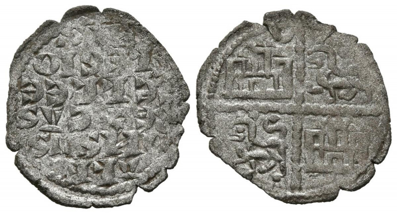 ALFONSO X (1252-1284). Dinero (Ve. 0,73g/16mm). S/D. Marca de ceca creciente. (F...