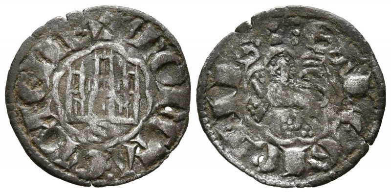 ALFONSO X (1252-1284). Novén. (Ve. 0,71g/18mm). Sevilla. (FAB-269; Imperatrix A1...