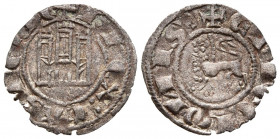 INFANTE DON ENRIQUE (1297-1303). Dinero. (Ve. 0,63g/19mm). Ceca no visible. (FAB-¿?; Imperatrix ES:Tipo 1). Anv: Castillo dentro de ceca circular, alr...