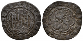 ENRIQUE III (1390-1406). Blanca. (Ve. 1,67g/23mm). Sevilla. (FAB-602.1). Anv. Castillo, debajo marca de ceca S, todo dentro de gráfila lobular, alrede...