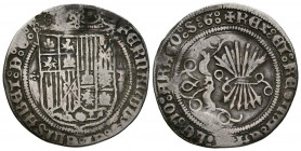 REYES CATOLICOS (1474-1504). 1 Real. (Ar. 3,09g/26mm). Toledo. (Cal-2019-461). MBC.