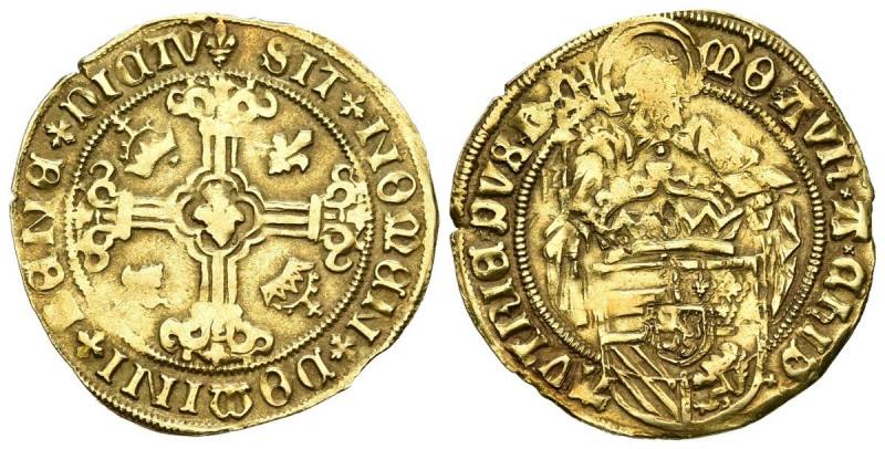 CARLOS I (1516-1556). Florín de Oro de San Felipe. (Au. 3,31g/24mm). S/D. Brujas...