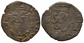 FELIPE II (1556-1598). Cuartillo (Ve. 2,43g/22mm). S/D (1570-1571). Segovia D. (Cal-2019-80). BC+.