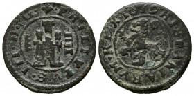 FELIPE III (1598-1621). 4 Maravedís (Ae. 1,92g/20mm). 1604. Segovia. (Cal-2019-269). Acueducto a izquierda. MBC-.