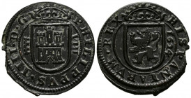FELIPE IV (1621-1665). 8 Maravedís (Ae. 6,26g/27mm). 1624. Segovia. (Cal-2019-389). MBC+. Cospel faltado.