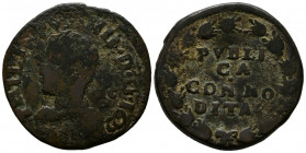 FELIPE IV (1621-1665). 2 Granos (4 Torneses). (Ae. 13,16g/32mm). 1622. Nápoles.(Pannuti-Riccio 52). BC/BC+. Escasa.