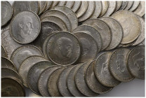 ESTADO ESPAÑOL (1936-1975). Conjunto formado por 125 monedas de 100 Pesetas de 1966 (*67,68, 69). Diferentes estados de conservación. A EXAMINAR.