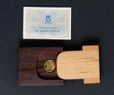 JUAN CARLOS I (1975-2014). 10 Ecu. (Au. 3,45g/16mm). 1989. FNMT. Madrid. PROOF. Incluye estuche original y certificado de autenticidad. Tirada de sólo...