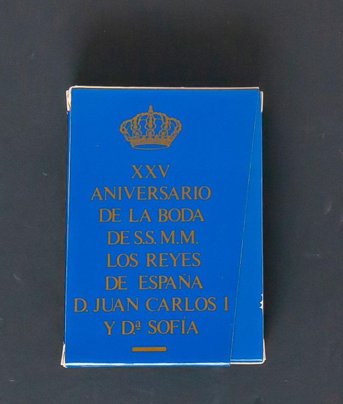 JUAN CARLOS I (1975-2014). 500 Pesetas. Pruebas de la FNMT. Estuche conmemorativ...