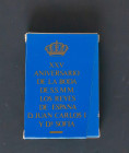 JUAN CARLOS I (1975-2014). 500 Pesetas. Pruebas de la FNMT. Estuche conmemorativo XXV Aniversario de la Boda de los Reyes Juan Carlos I y Sofía. El se...