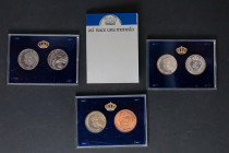 JUAN CARLOS I (1975-2014). 500 Pesetas. Pruebas de la FNMT. Estuche conmemorativo XXV Aniversario de la Boda de los Reyes Juan Carlos I y Sofía. 1987....