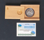 UAN CARLOS I. 1000 Pesetas. (Ar. 13,50g/33mm). 1999. Juegos Olímpicos de 2000. FNMT. PROOF. Presentada en estuche oficial con certificado de autentici...